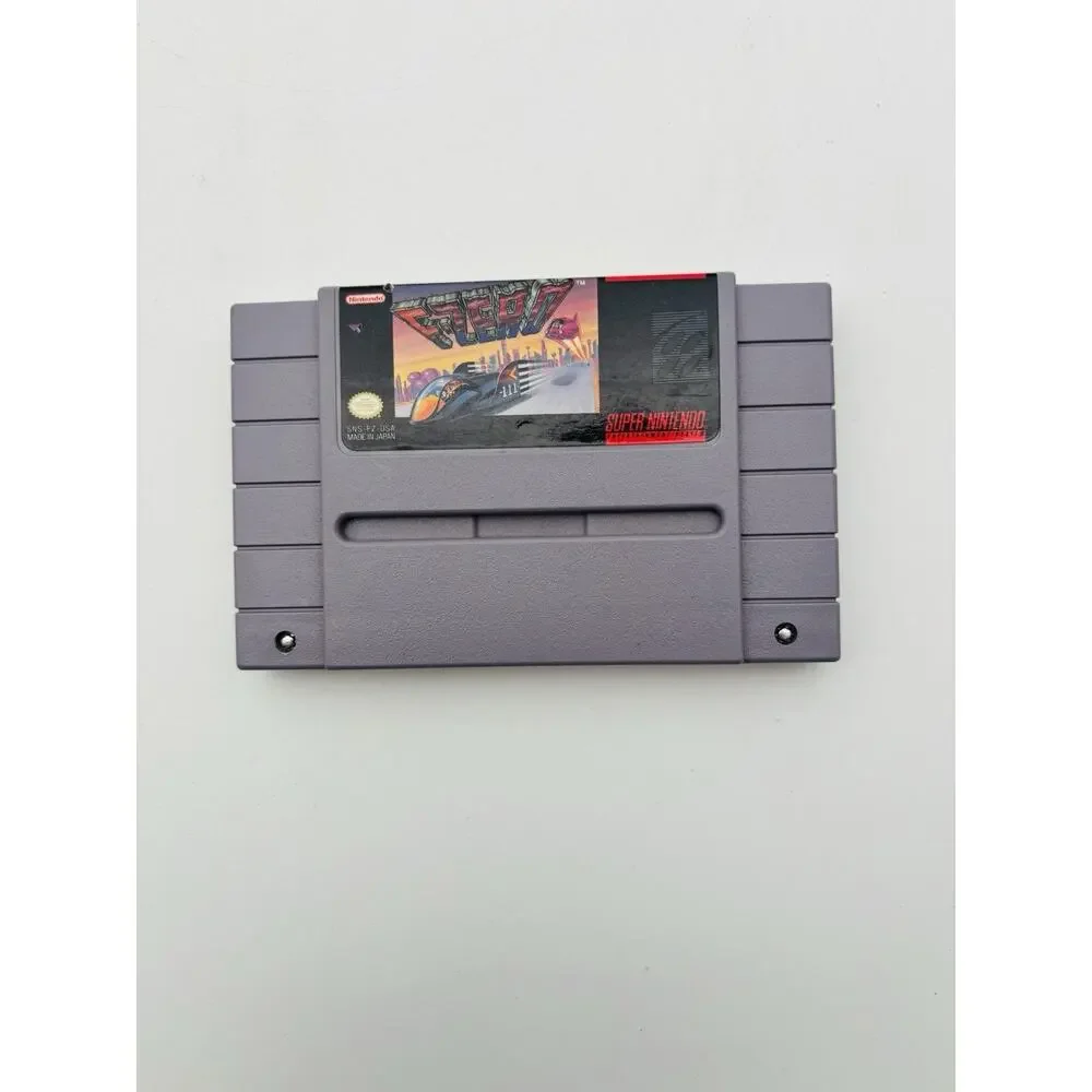 F-Zero (Super Nintendo Entertainment System, 1991) SNES Authentic Tested Works